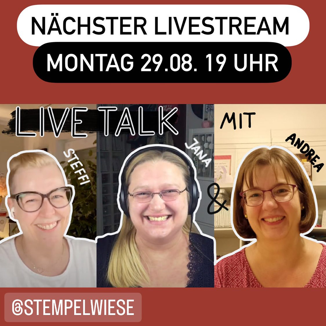 Live Talk mit Steffi und Jana am 29.08.