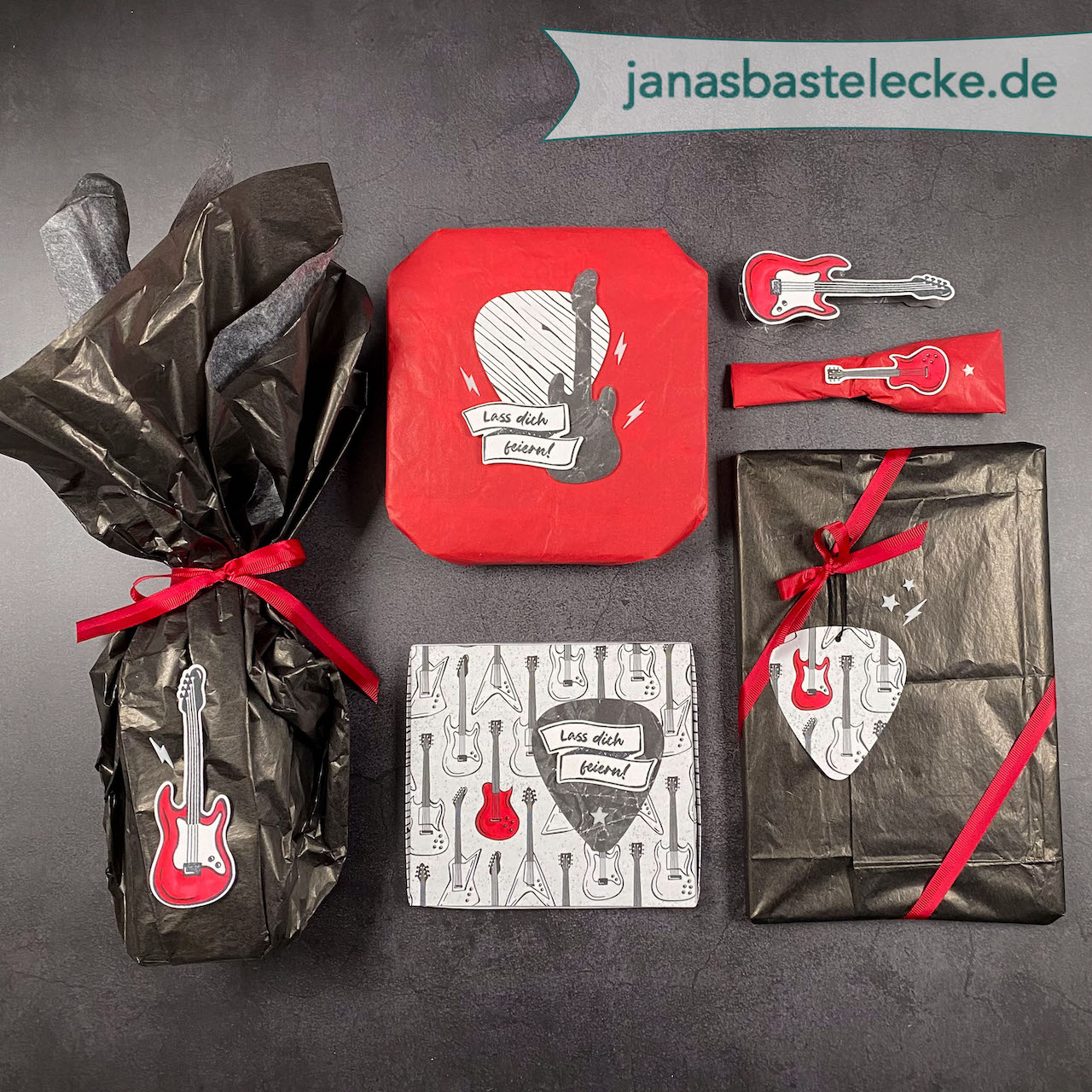 Kreativer Montag 180 – Themengeschenkverpackung Rockstar