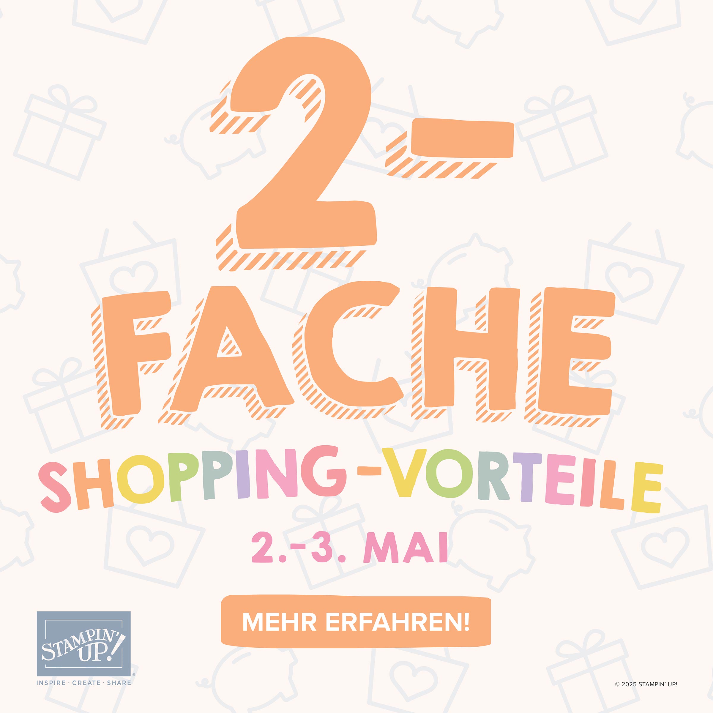 2-fache Shoppingvorteile bei SU! am 02. + 03.05.