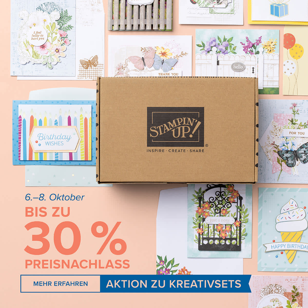 06. – 08.10. bis 30 % auf Kreativsets bei SU!